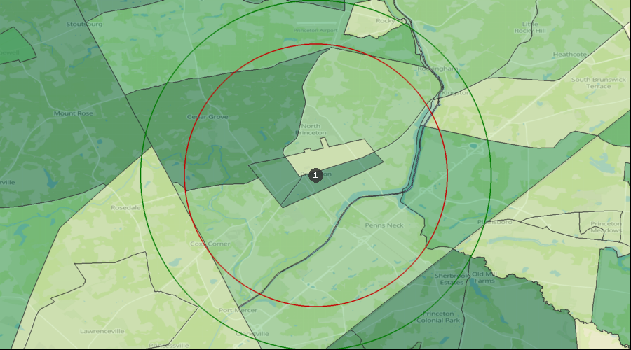 Princeton, New Jersey - Median Household Income